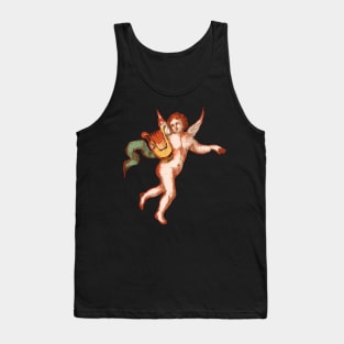 Vintage Flying Cherub Tank Top